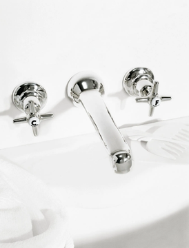 ITALICA 3229 - 3 hole wall-mounted washbasin tap by RUBINETTERIE STELLA - view 3